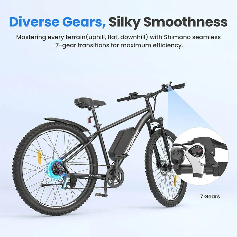 Touroll U2 Elektrijalgratas 48V 15Ah Touroll U2 Elektrijalgratas 48V 15Ah